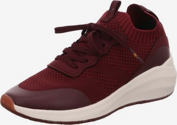 TAMARIS Sneakers laag in Rood: voorkant