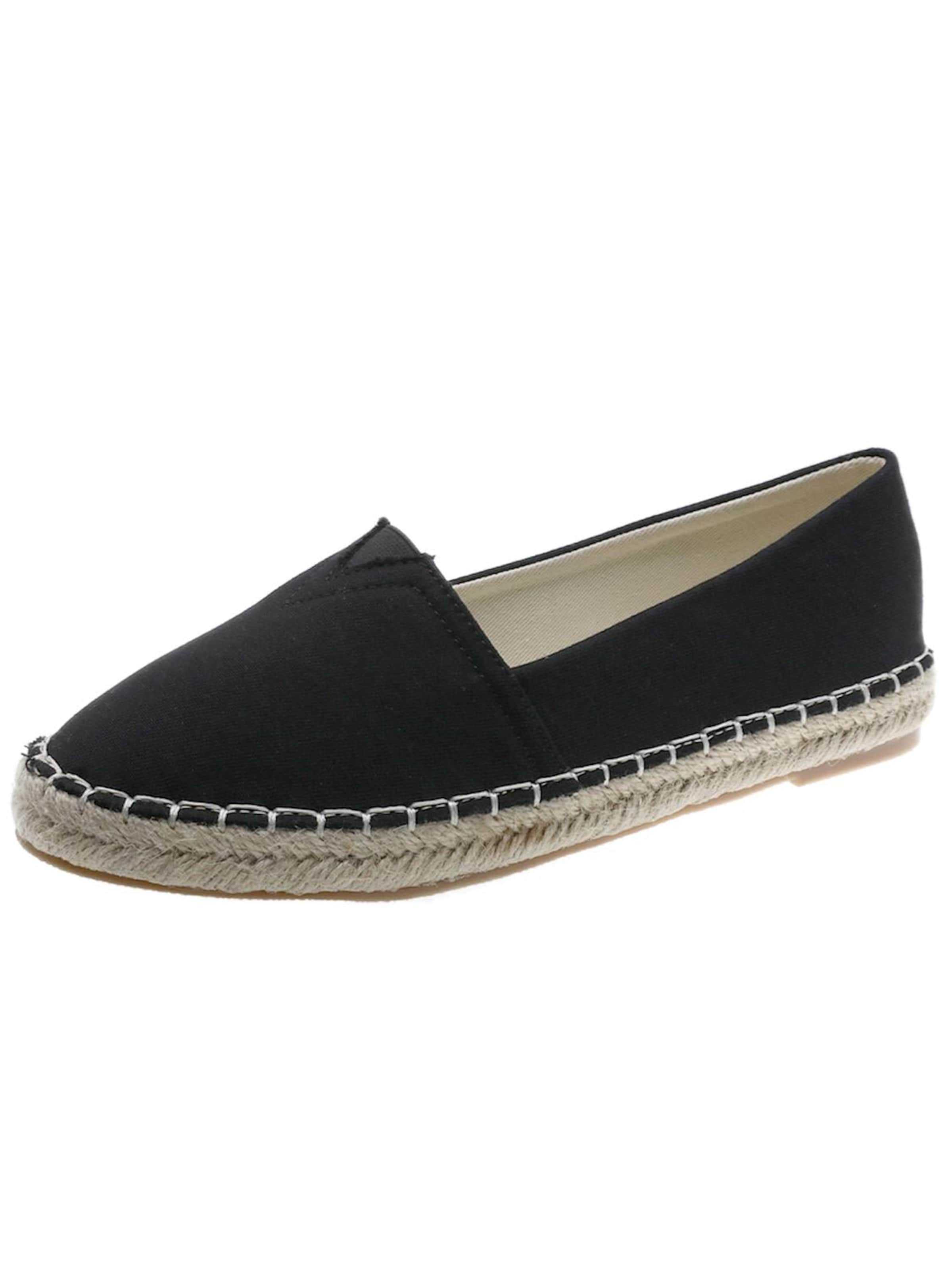 Beppi Espadrilles 'Espadrilles' in Zwart: voorkant