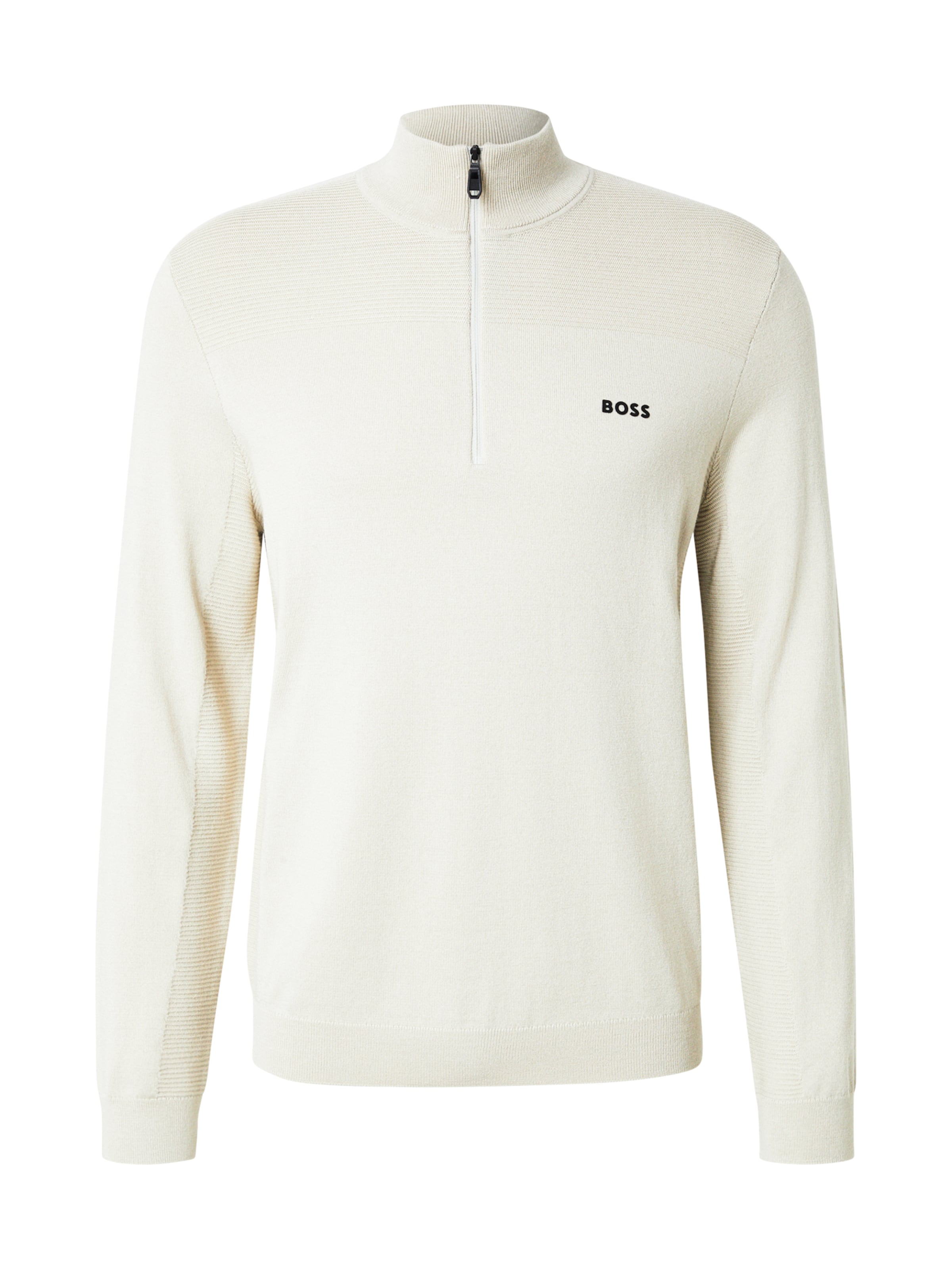 BOSS Свитер 'Momentum-X' в Бежевый: спереди