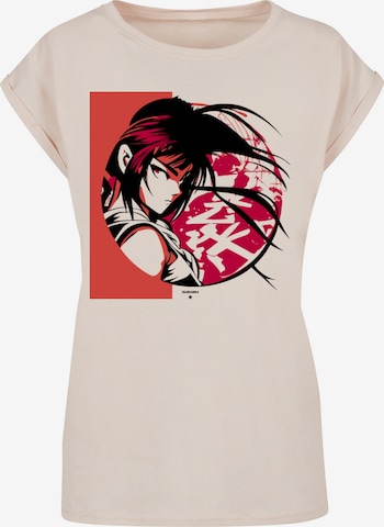 T-shirt 'Japanese Styles' F4NT4STIC en beige : devant