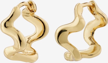 Boucles d'oreilles 'Penelope' Pilgrim en or : devant