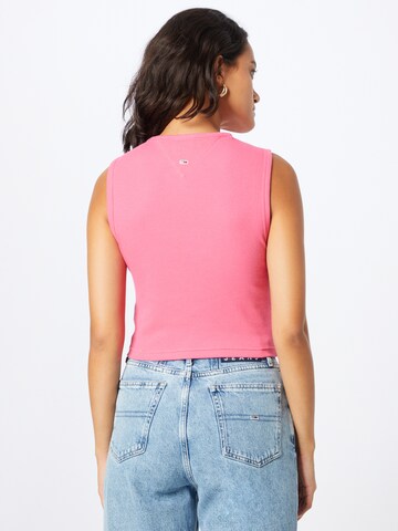 Top di Tommy Jeans in rosa
