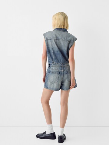 Bershka Jumpsuit in Blue