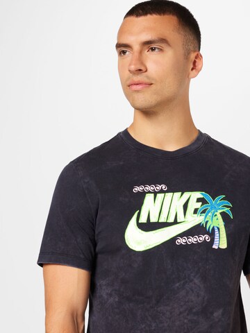melns Nike Sportswear T-Krekls 'BEACH PARTY'