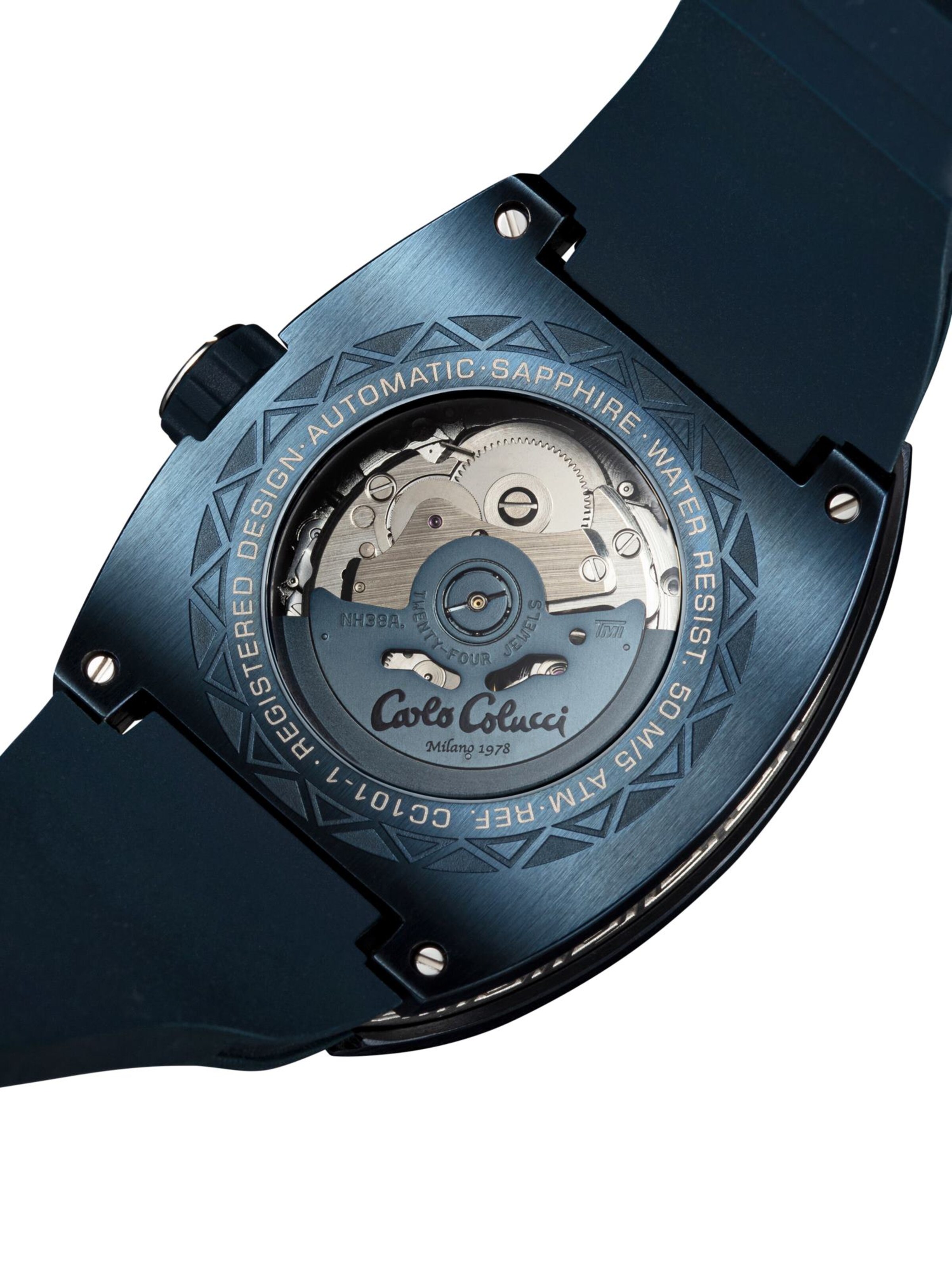Carlo Colucci Analog watch 'Donazzan' in Blue