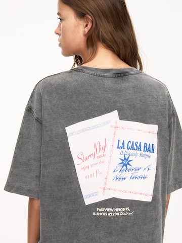 Pull&Bear Tričko – šedá