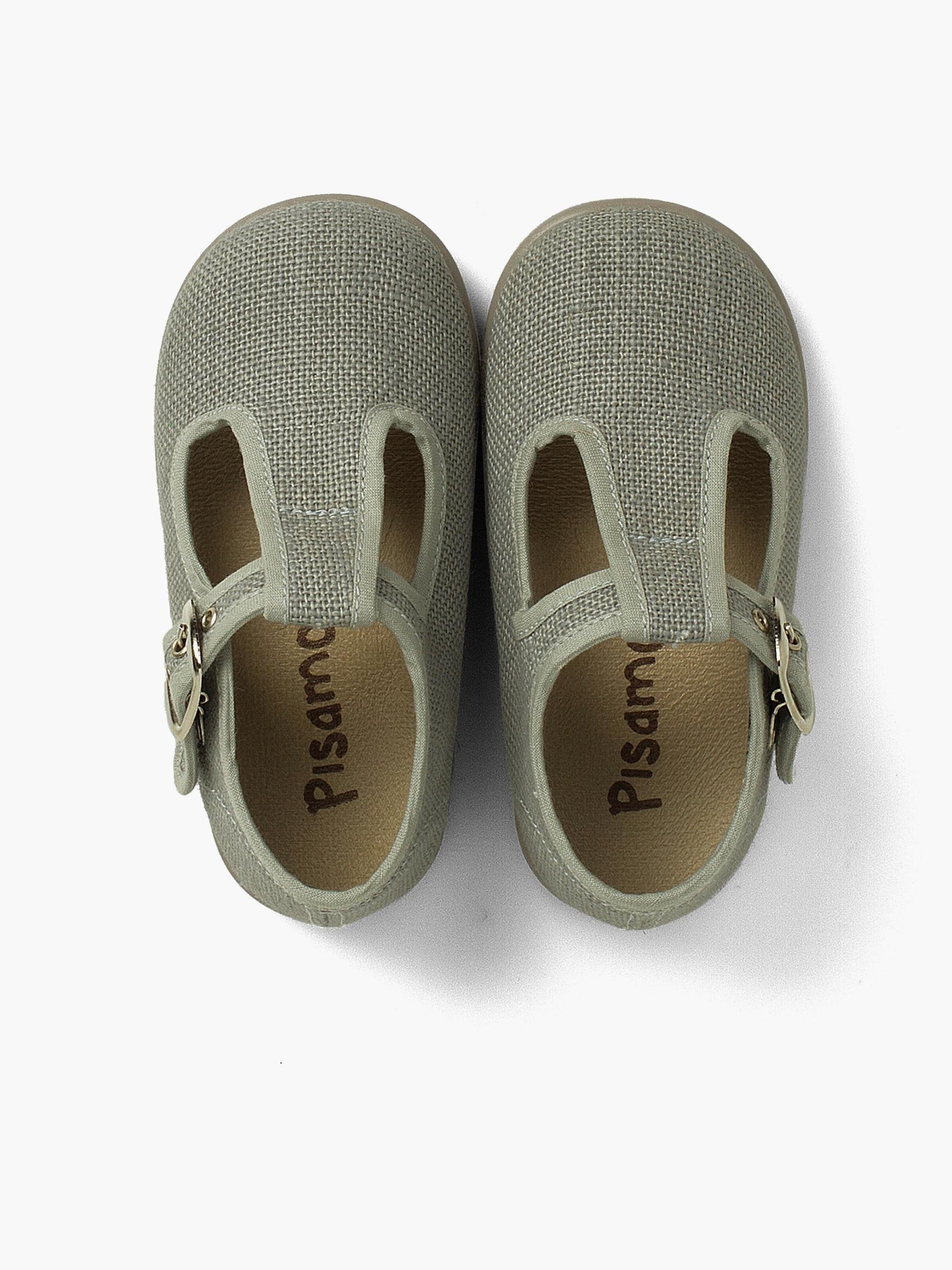 Pisamonas First-Step Shoes in Grey
