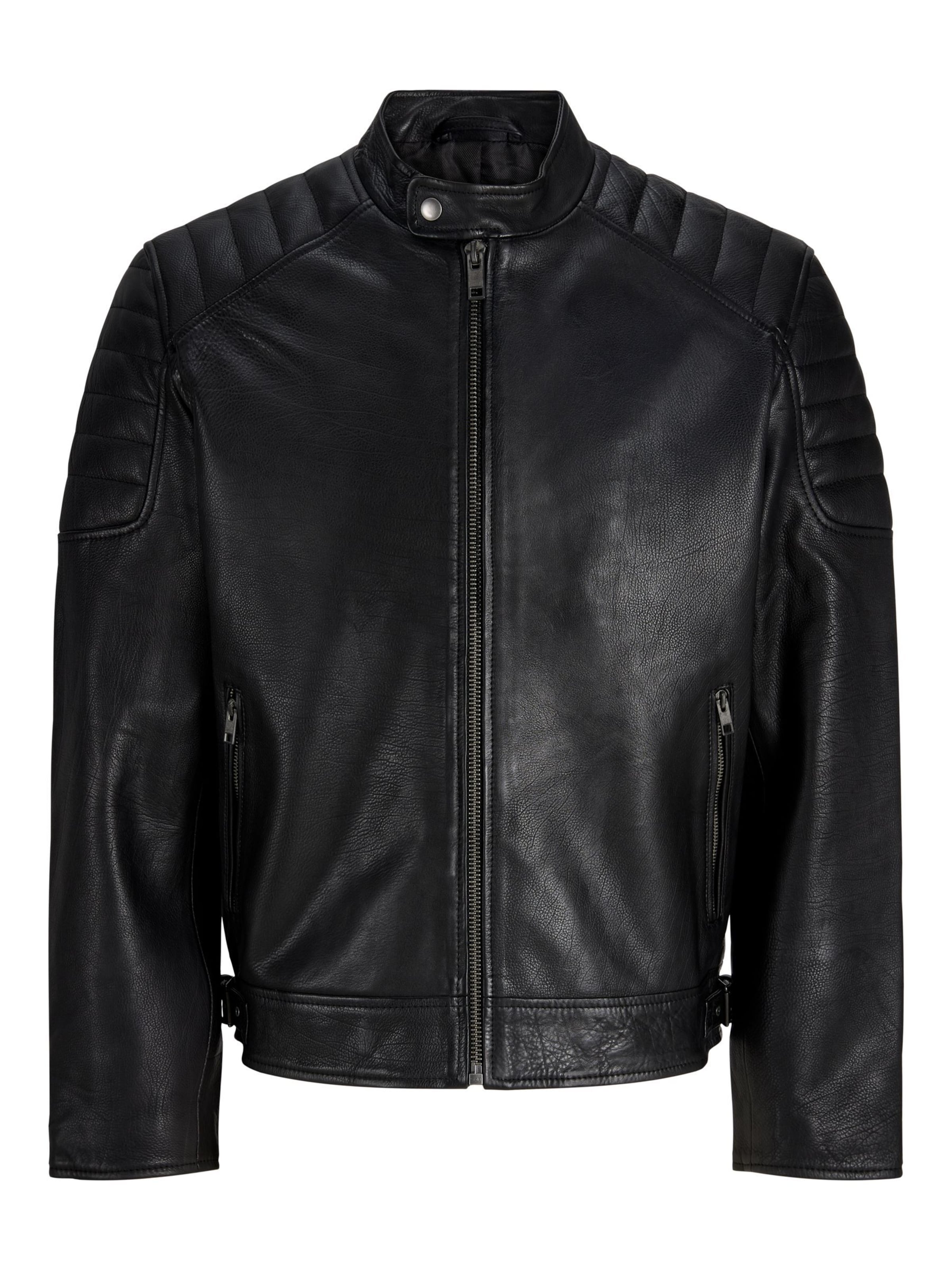 Giacca di mezza stagione di JACK & JONES in nero: frontale