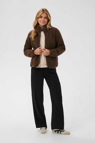 Love Copenhagen Fleece jas 'Vigga ' in Bruin
