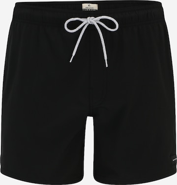 RIP CURL Board Shorts 'Daily Volley' in Black: front