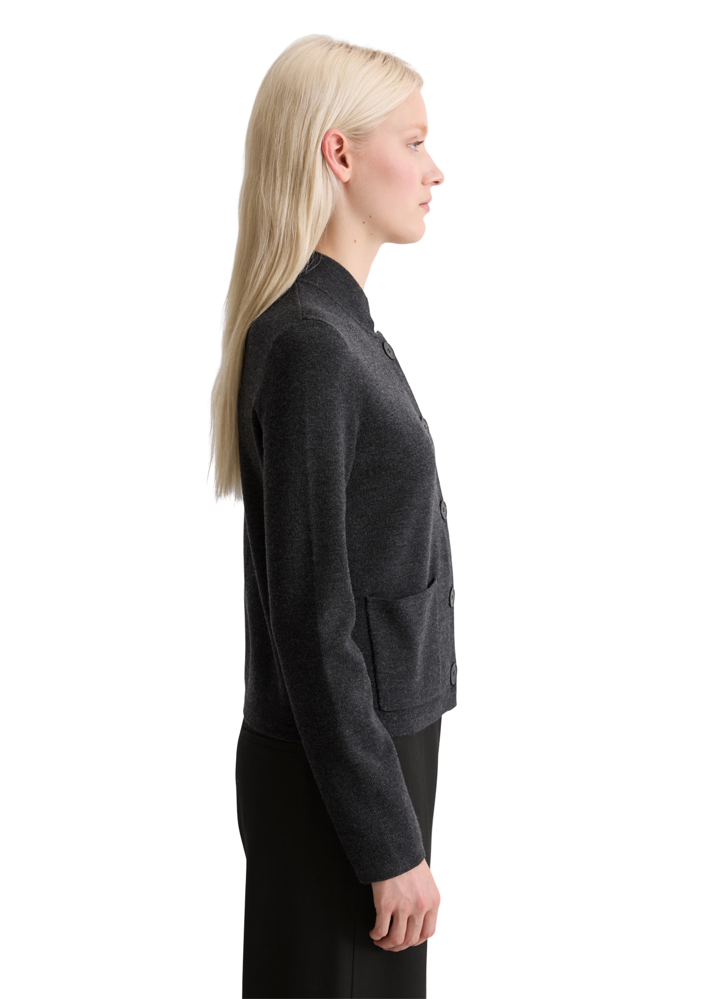 Marc O'Polo Strickjacke in Grau