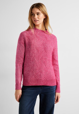 CECIL Sweater in Pink: front