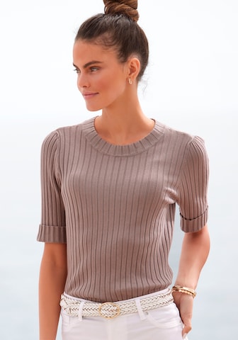 LASCANA Pullover in Braun: predná strana