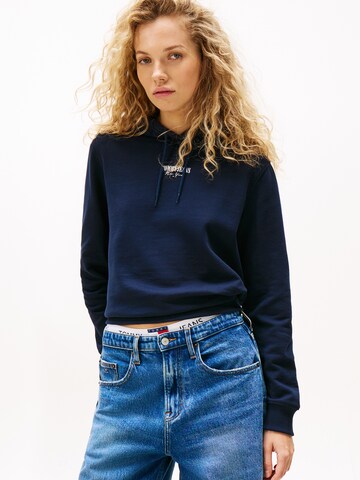 Tommy Jeans Μπλούζα φούτερ 'ESS' σε μπλε: μπροστά