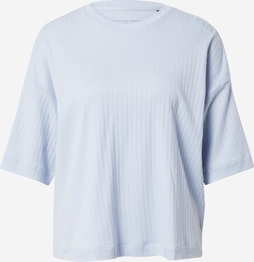 SCHIESSER Majica za spanje | modra barva: sprednja stran