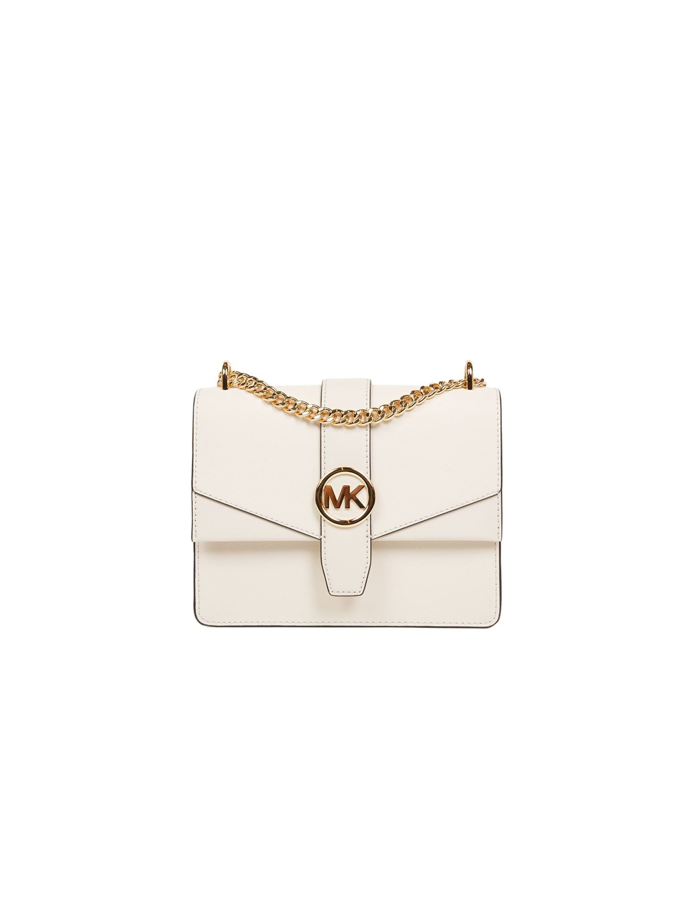 Borsa a tracolla 'Greenwich Small Flap Crossbody Bag' di Michael Kors in beige: frontale