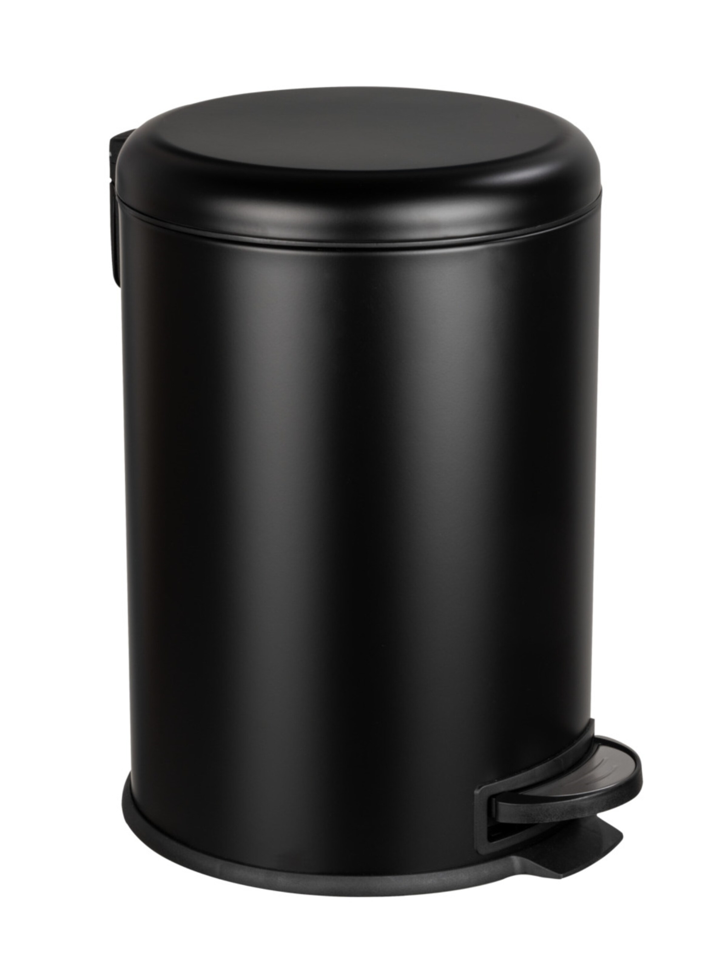 Wenko Mülleimer 'Easy-Close Leman' 12l in Schwarz: Vorderseite