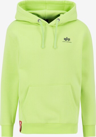 Sweat-shirt ALPHA INDUSTRIES en vert : devant