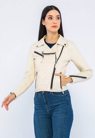 Giorgio di Mare Between-Season Jacket in Beige