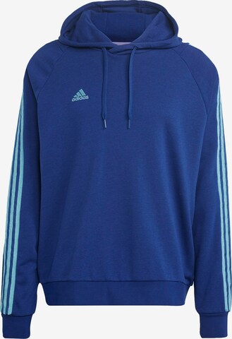 ADIDAS SPORTSWEAR Спортен пуловер 'Tiro' в синьо: отпред