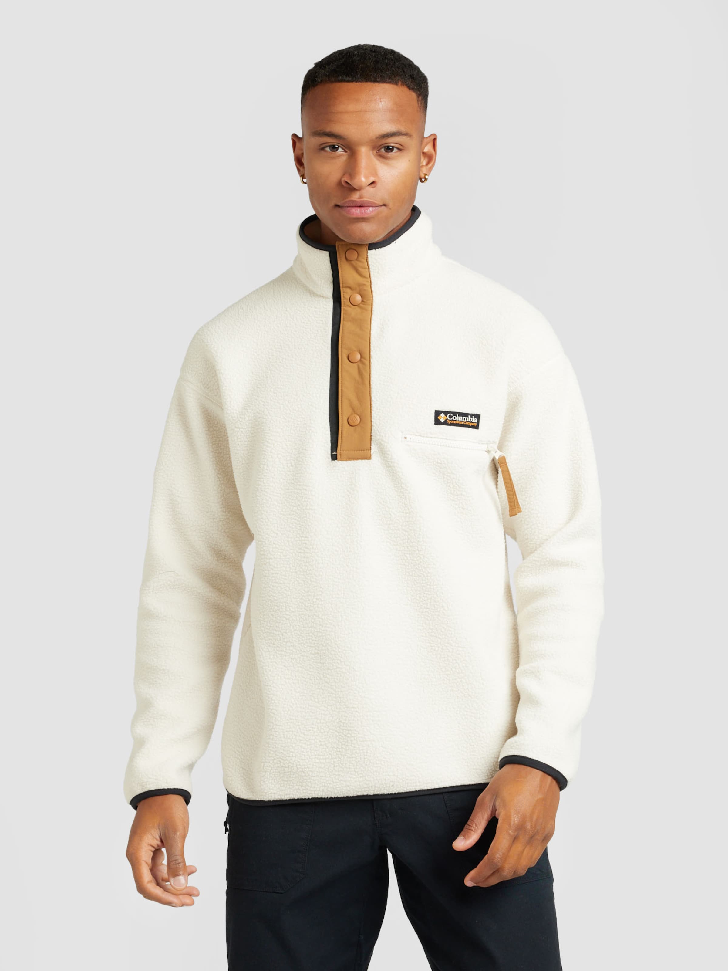Columbia white sweater sale