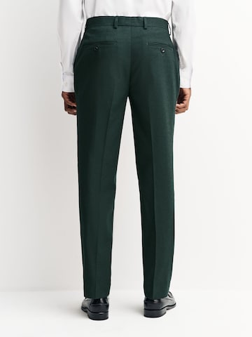 Next Слим Плиссированные брюки в Зеленый