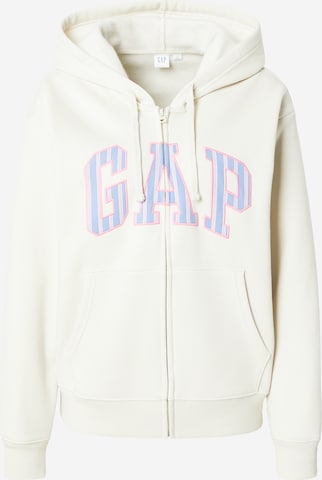 GAP Bluza rozpinana 'HERITAGE' w kolorze beżowy: przód