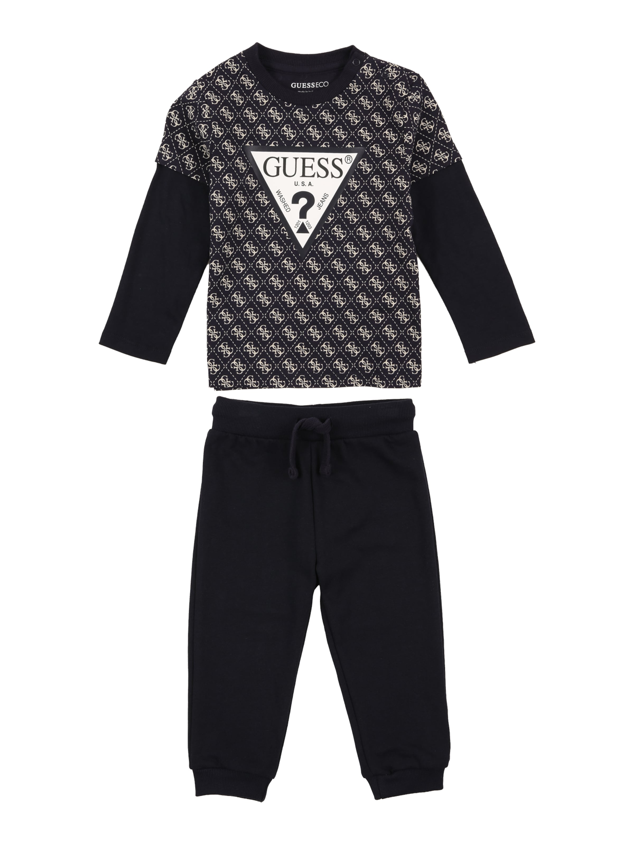 GUESS - Conjuntos em preto: frente