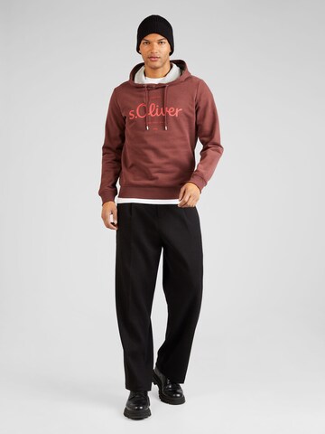 s.Oliver Sweatshirt in Bruin