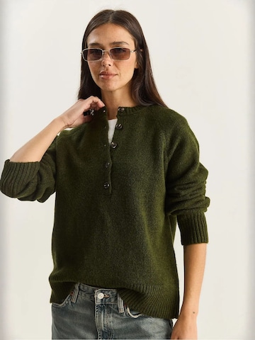 Bianco Lucci Pullover in Grün