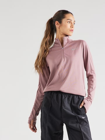 NIKE - Camiseta funcional 'Pacer' en lila: frente