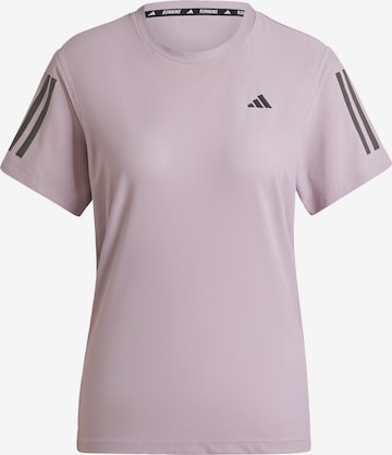 purpurinė ADIDAS PERFORMANCE Sportiniai marškinėliai 'Own The Run': priekis