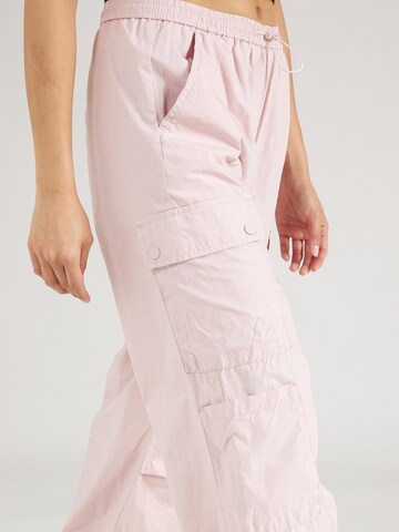 Tally Weijl - Tapered Calças cargo em rosa