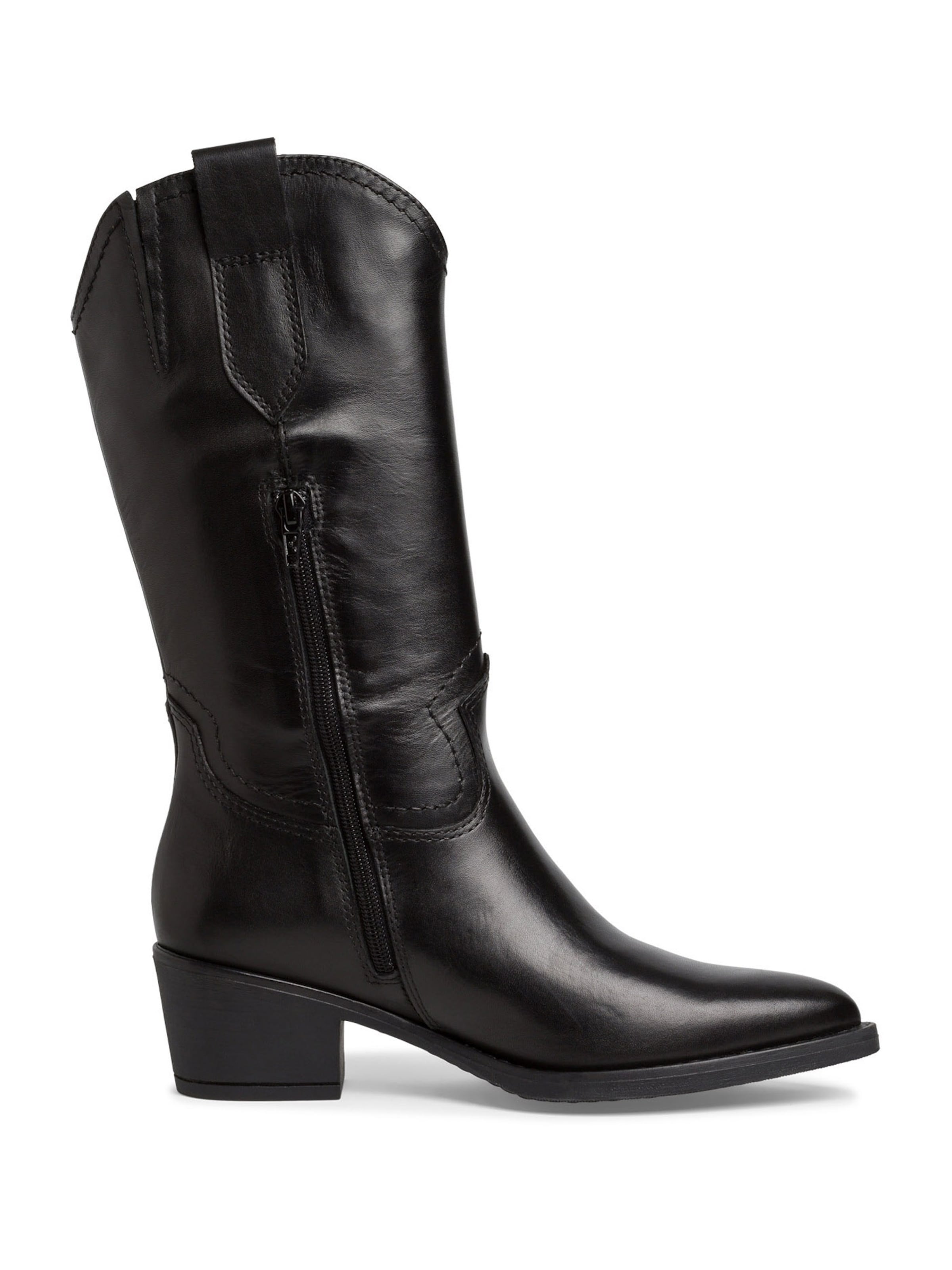 TAMARIS Cowboy Boots in Black ABOUT YOU