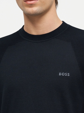 BOSS Свитер 'Momentum-Lite' в Синий