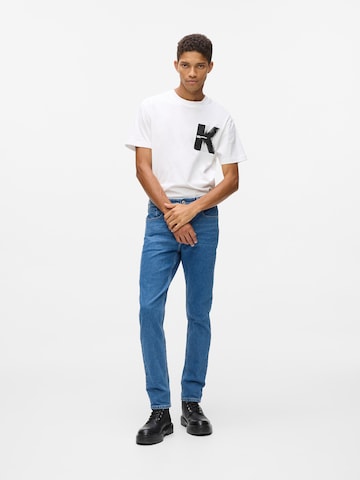 KARL LAGERFELD JEANS Úzky strih Džínsy - Modrá: predná strana
