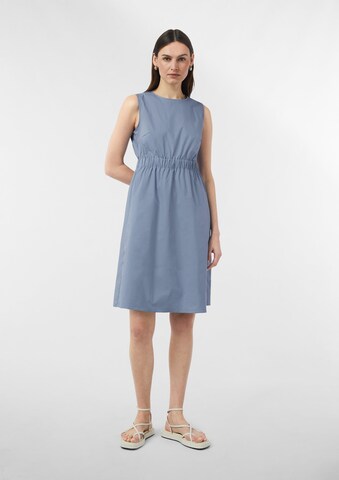 comma casual identity Jurk in Blauw: voorkant