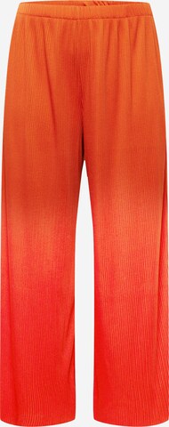 ABOUT YOU Curvy Loose fit Trousers 'Dion' in Orange: front