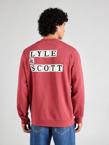 Lyle & Scott - Sudadera 'Heritage' en rosa: frente