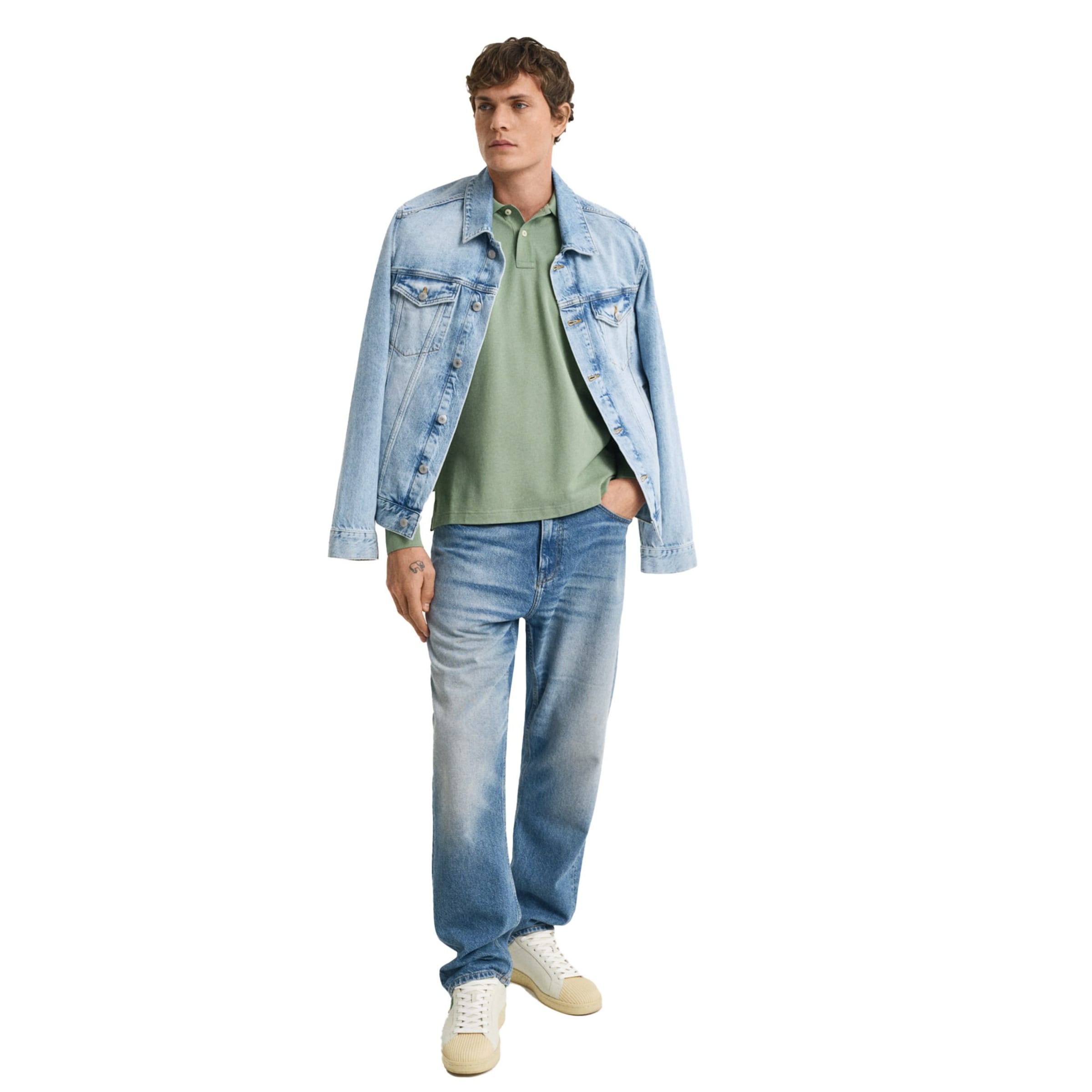 GANT Regular Fit Bluser & t-shirts i grøn