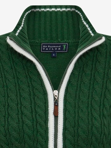 Sir Raymond Tailor Knit Cardigan 'Scottie' in Green