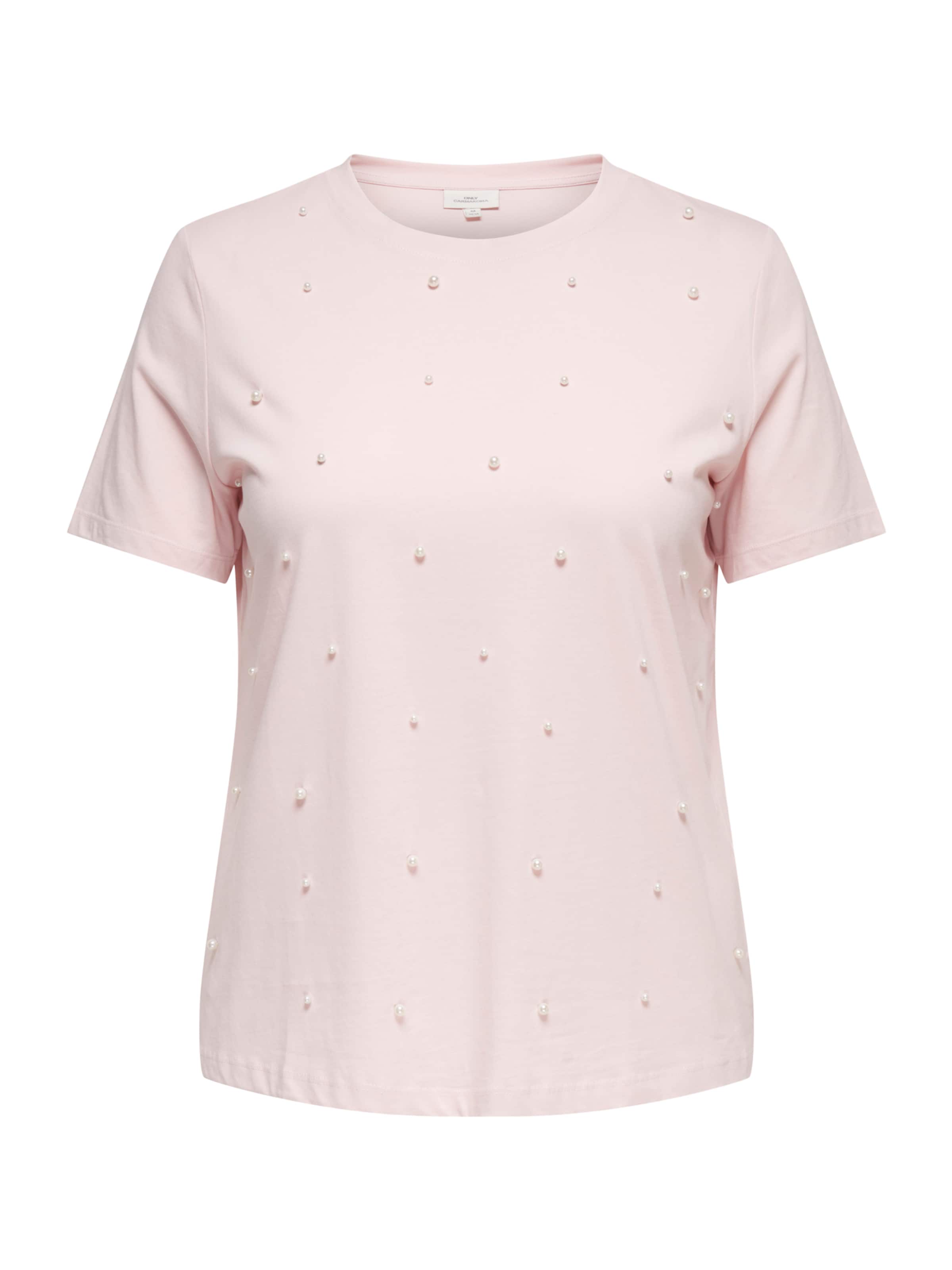 Tricou 'CARNINNA' ONLY Carmakoma pe mov prună / alb perlat, Vizualizare produs