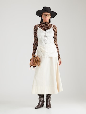 TOPSHOP Rock 'Millie' in Beige