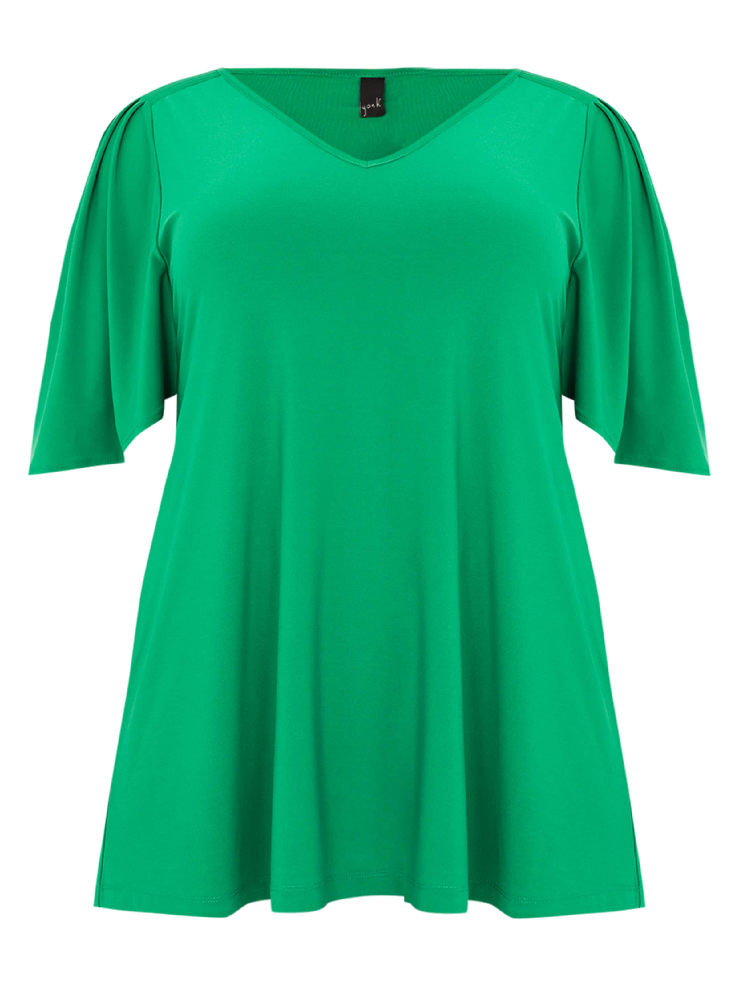 YOEK Tunic in Green: front