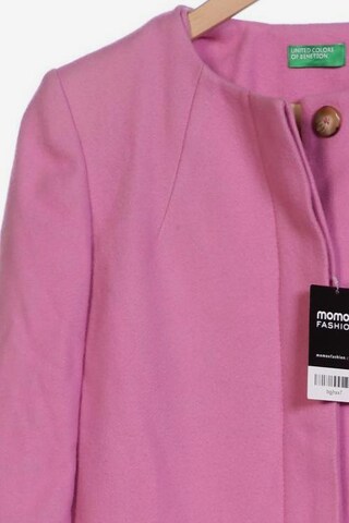 UNITED COLORS OF BENETTON Jacket & Coat in M in Pink