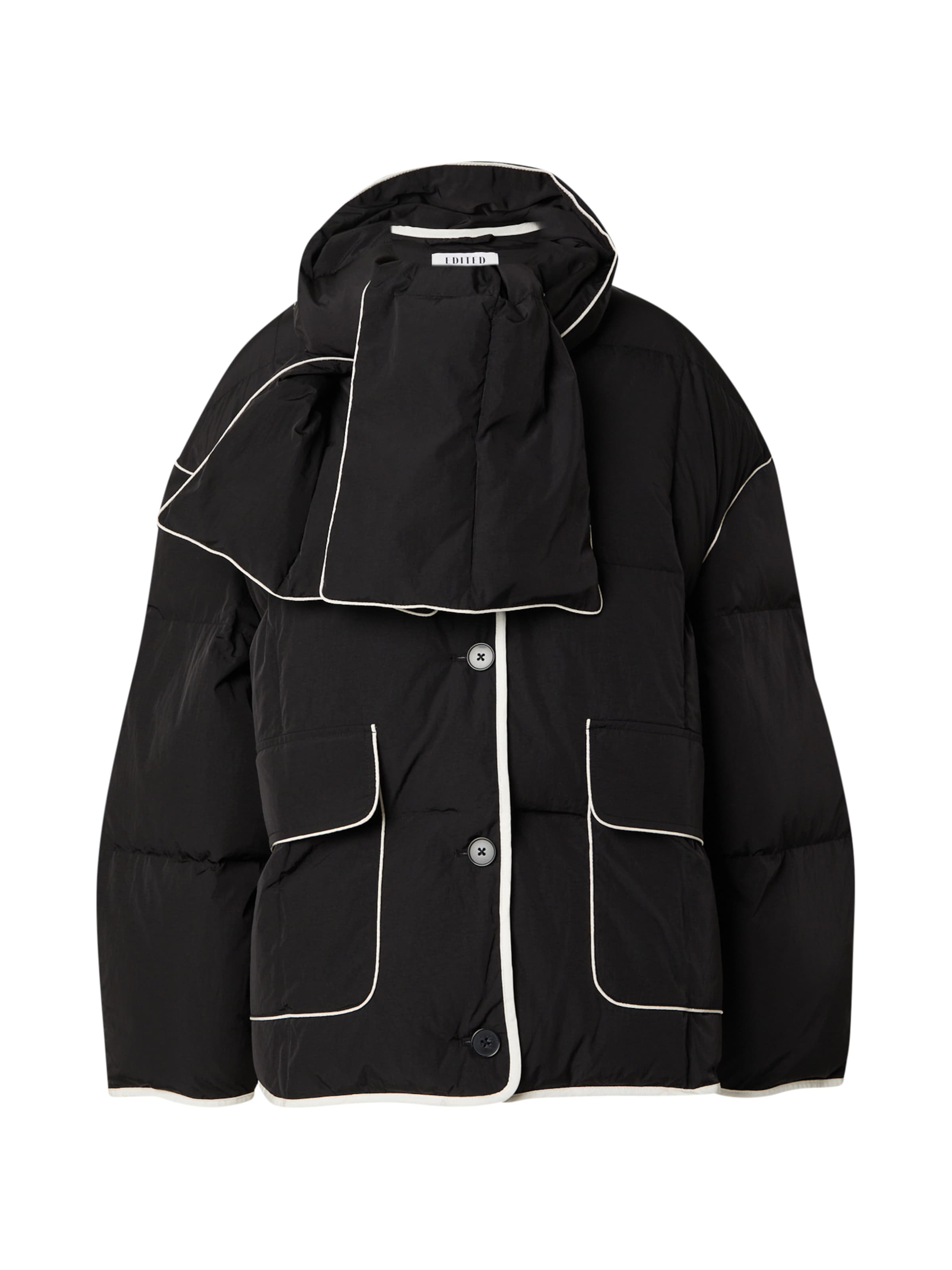 EDITED Winter jacket 'Azaria' in Black: front