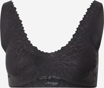 SLOGGI Бюстье Бюстгальтер 'Zero Feel Lace 2.0' в Черный: спереди