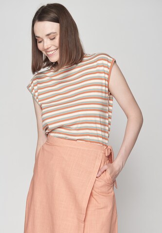 GREENBOMB Shirt in Orange: front