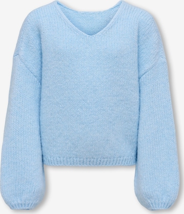 Pull-over 'Kogdinea' ONLY GIRLS en bleu : devant