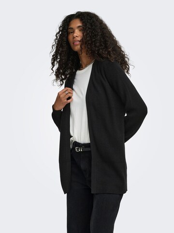 ONLY Knit Cardigan in Black: front